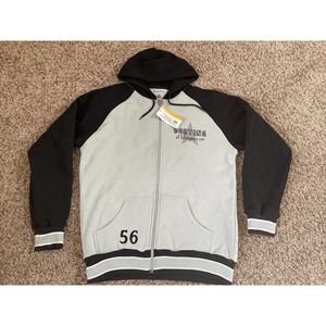 NWT Olympic Museum Collection Embroidered Italy 1956 Large Full Zip Sweatshirt